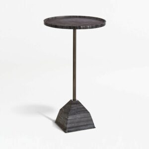Round Marble High Table